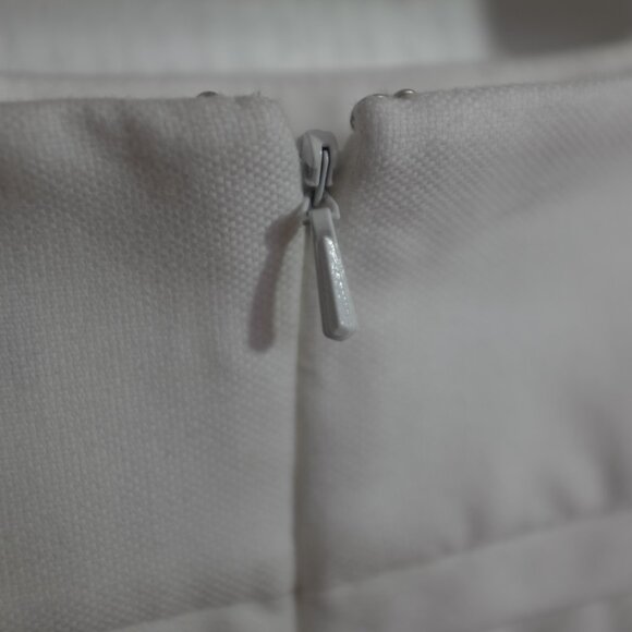 Club Monaco white cotton pencil skirt size 10 - Picture 6 of 8